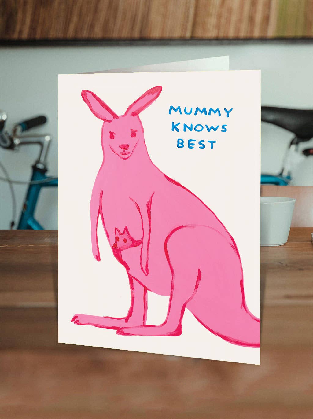 Funny Greetings Card - Mummy Know's Best by David Shrigley