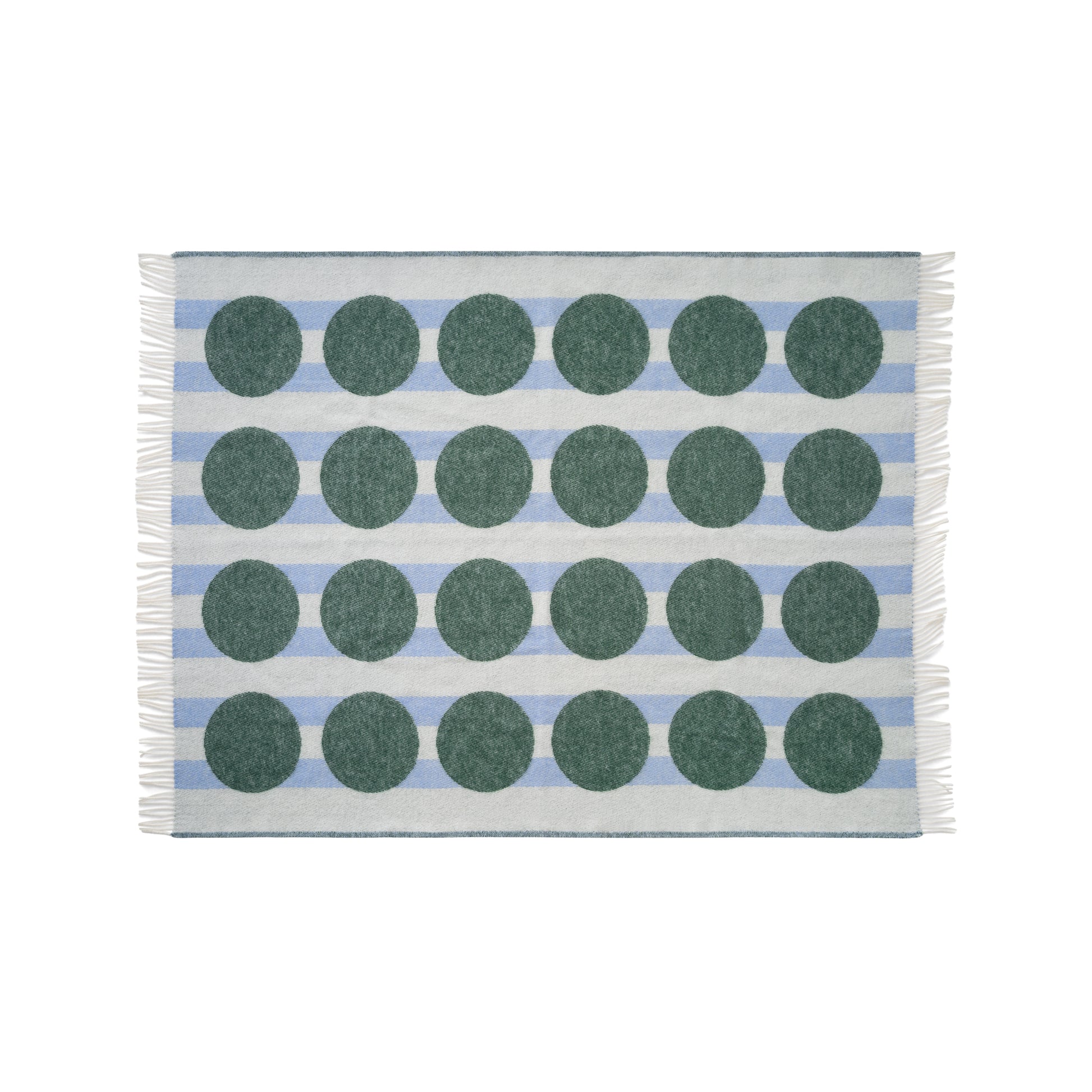 Plaid Patch Dot Throw