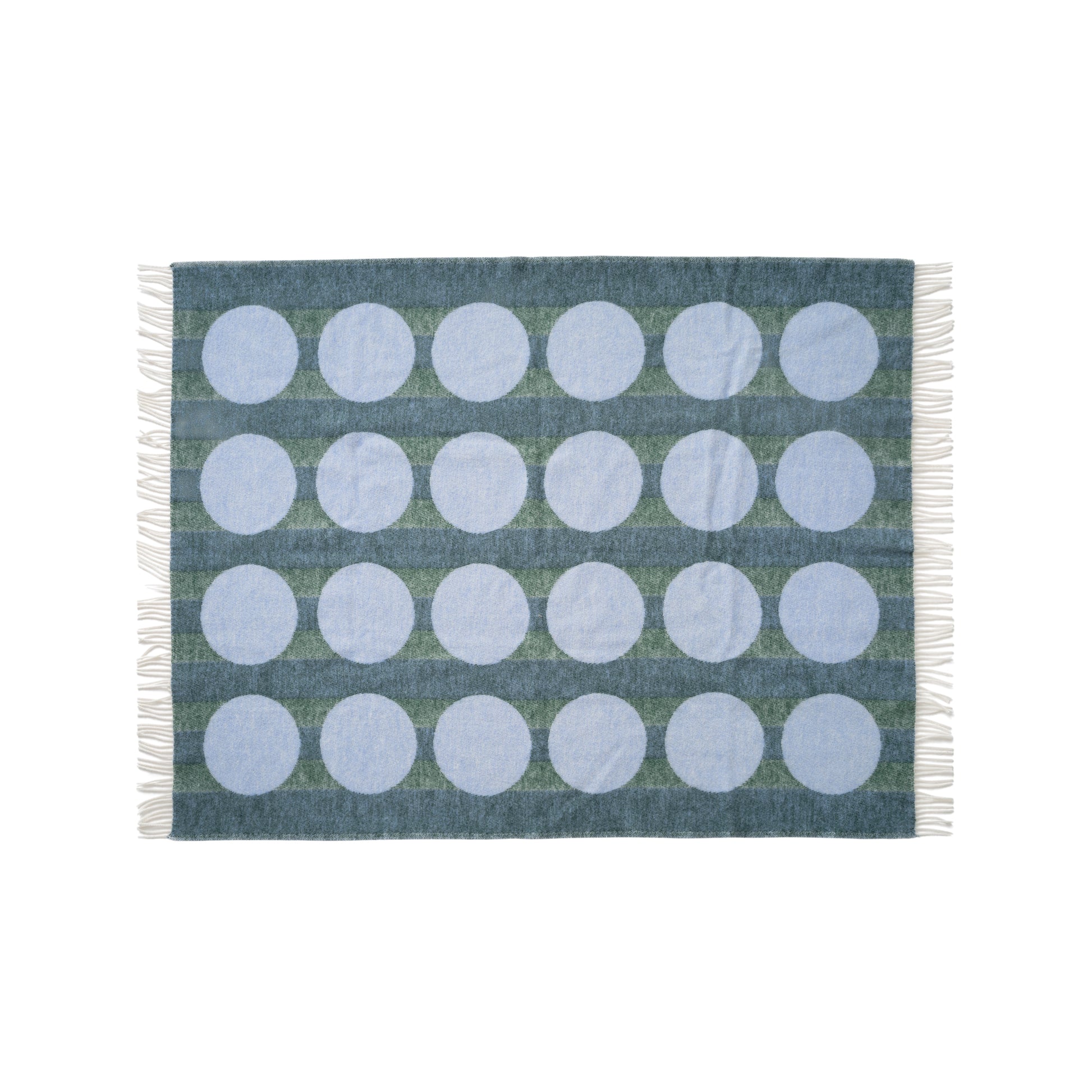 Plaid Patch Dot Throw