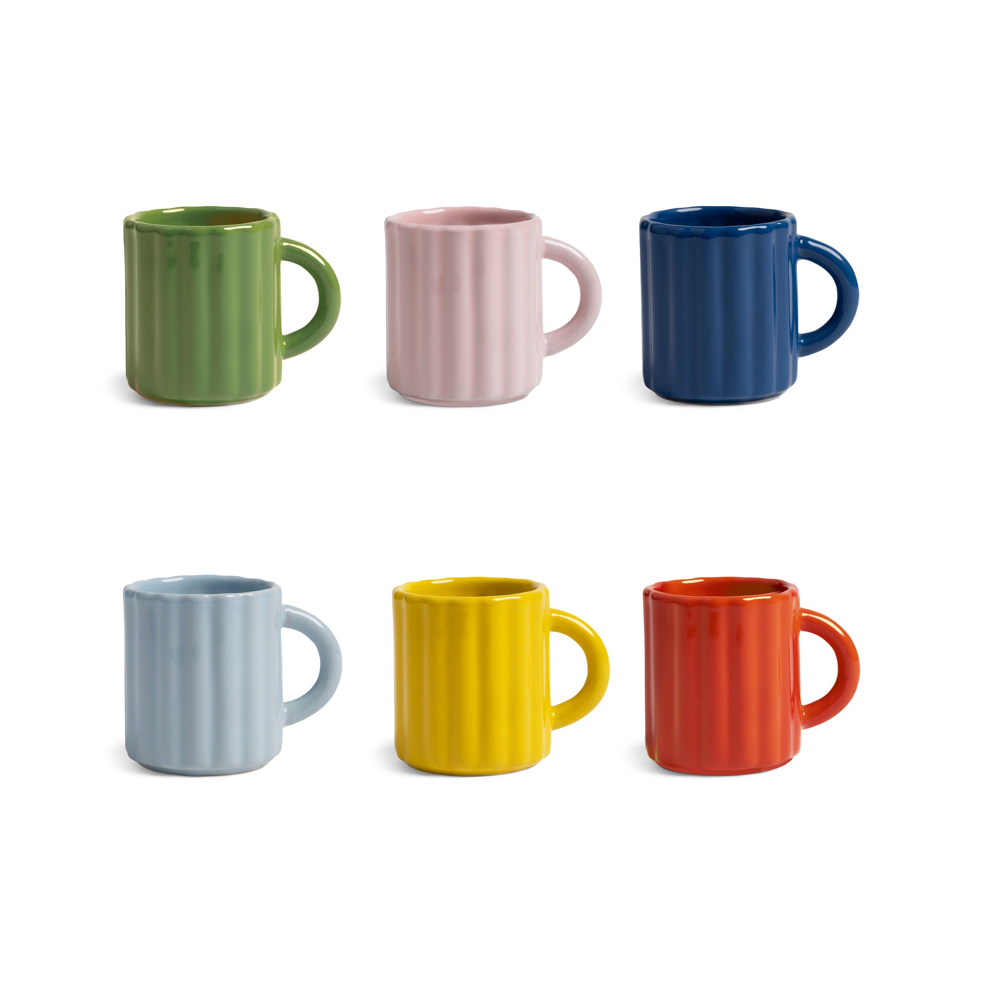 Tube Espresso Mug x 6no.