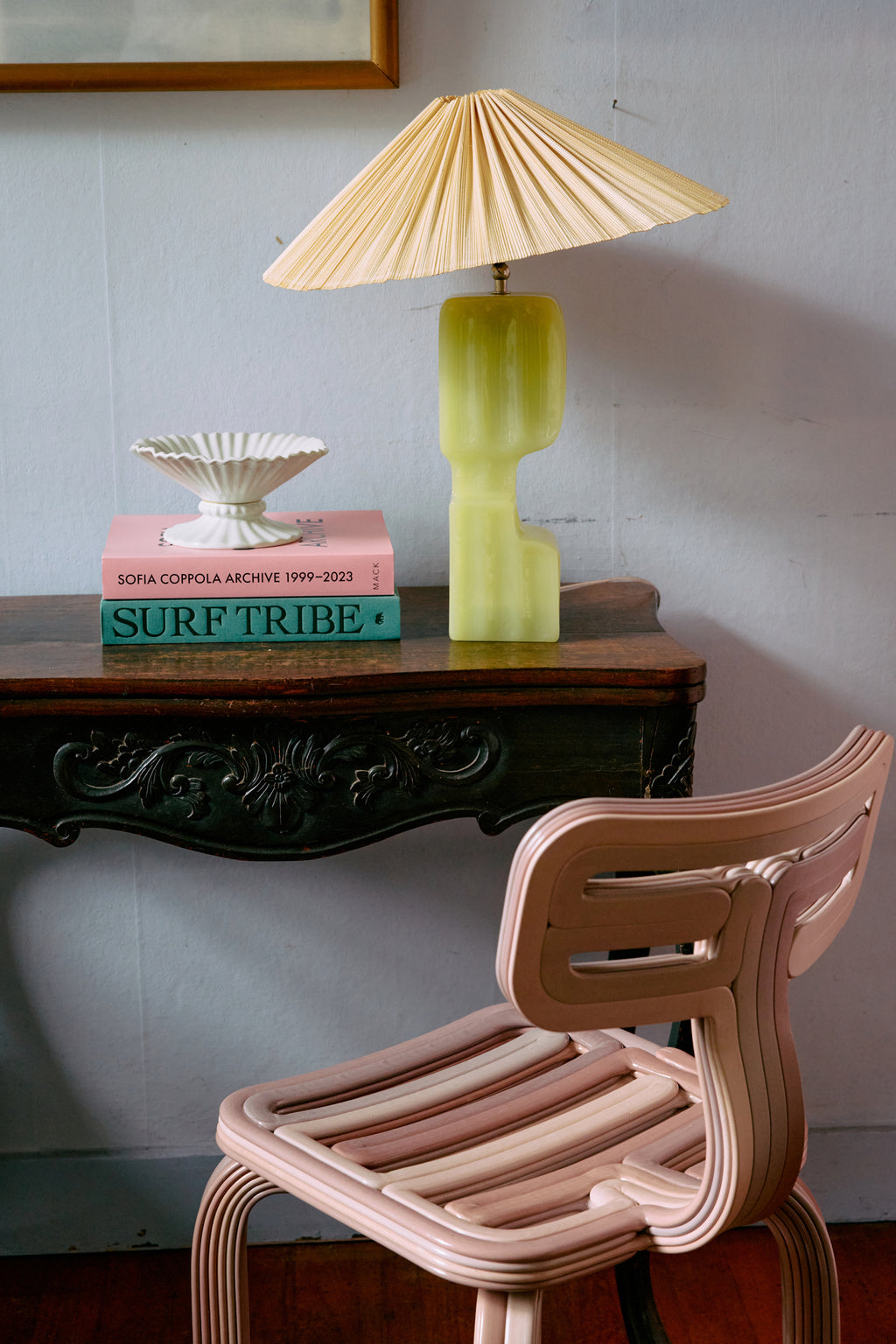 Column Table Lamp (Base Only), Lime