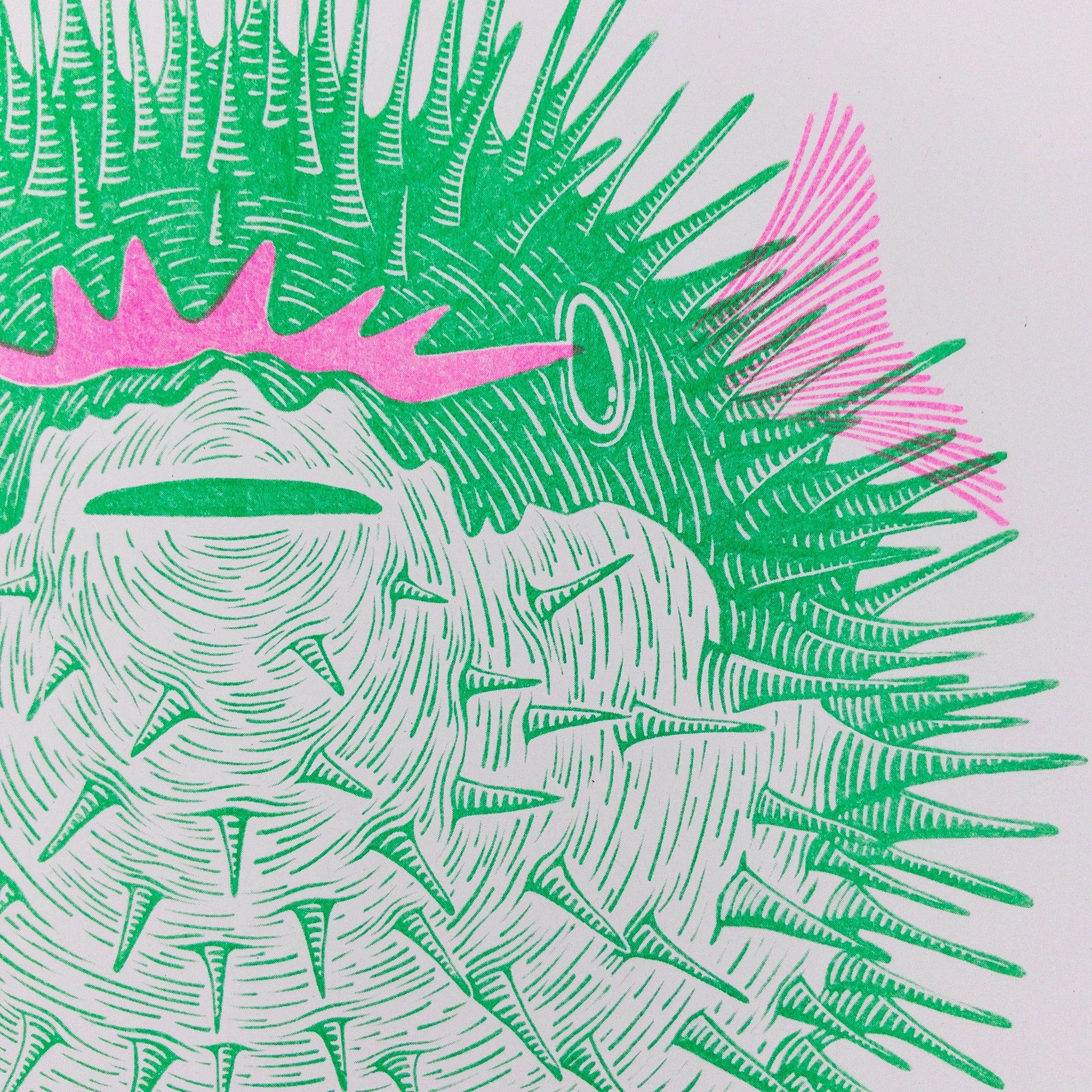 Come And Have Fugu If You Think You’re Hard Enough (unframed)