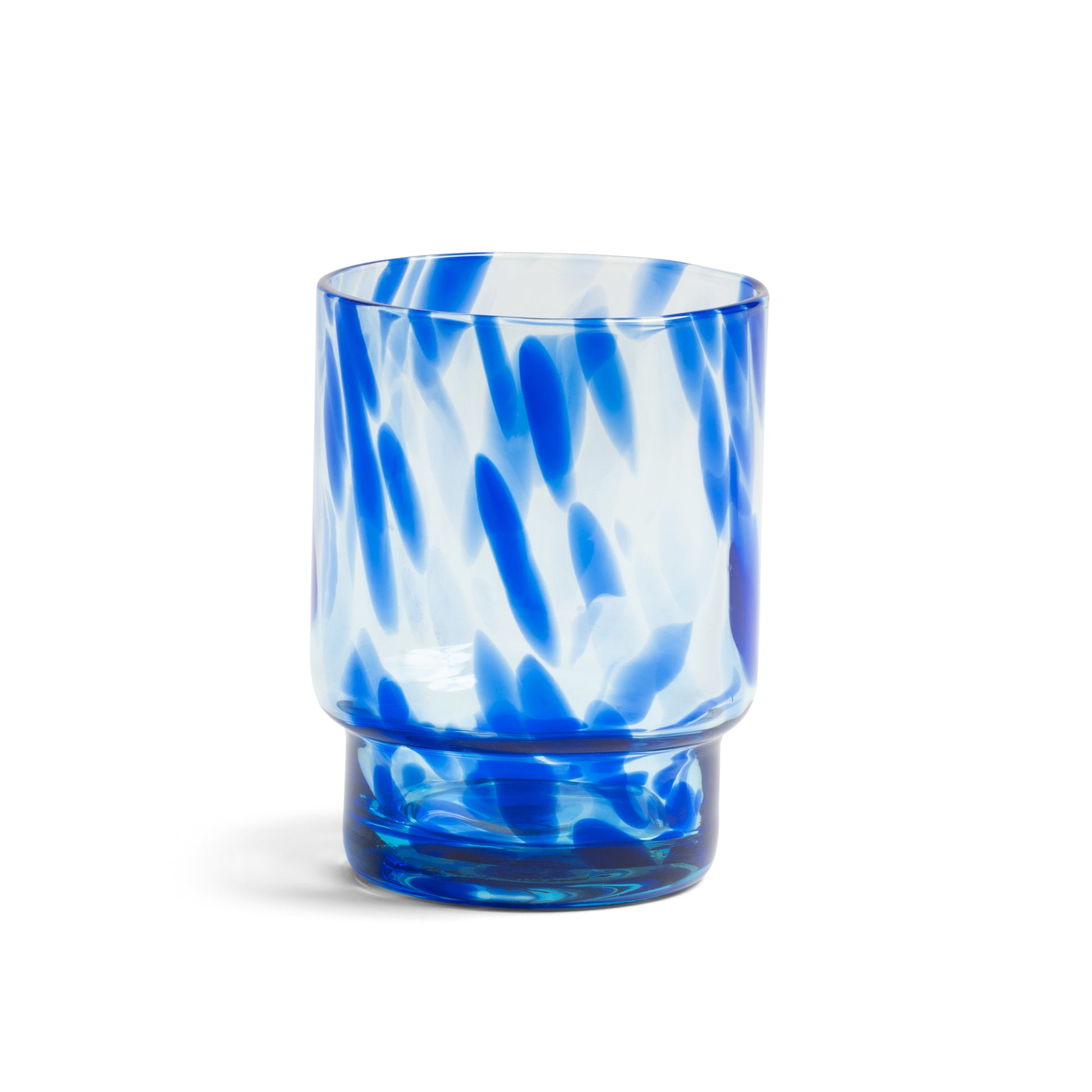 Tortoise Glass Blue Set of 4