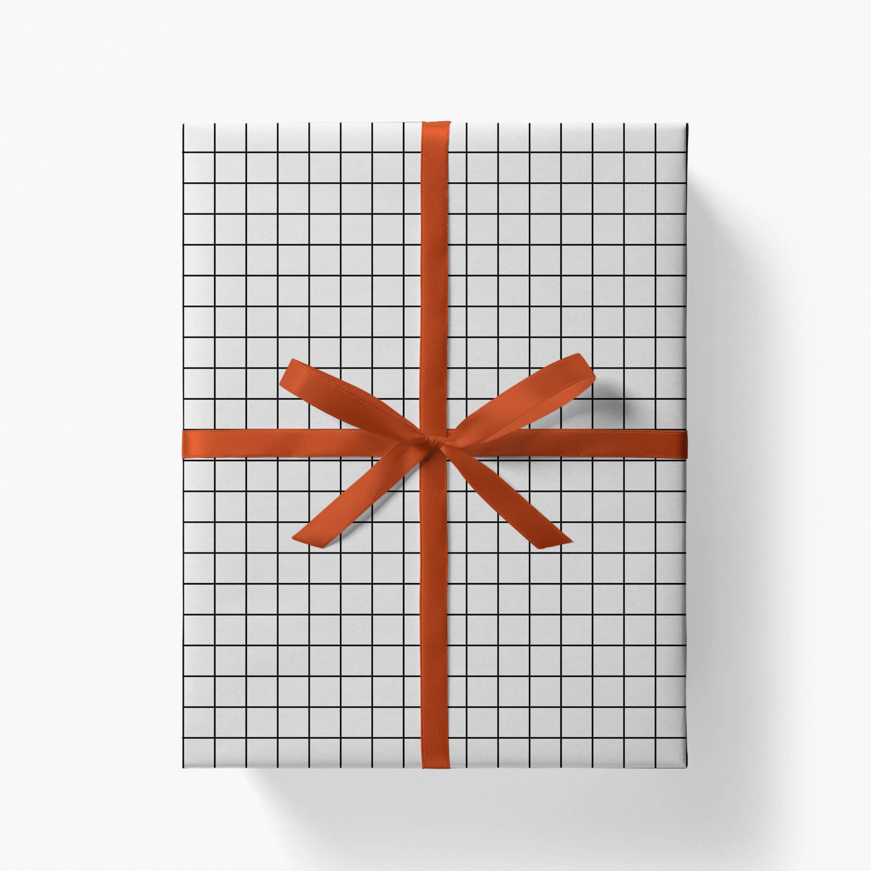 Graph Paper Gift Wrap – Black on White