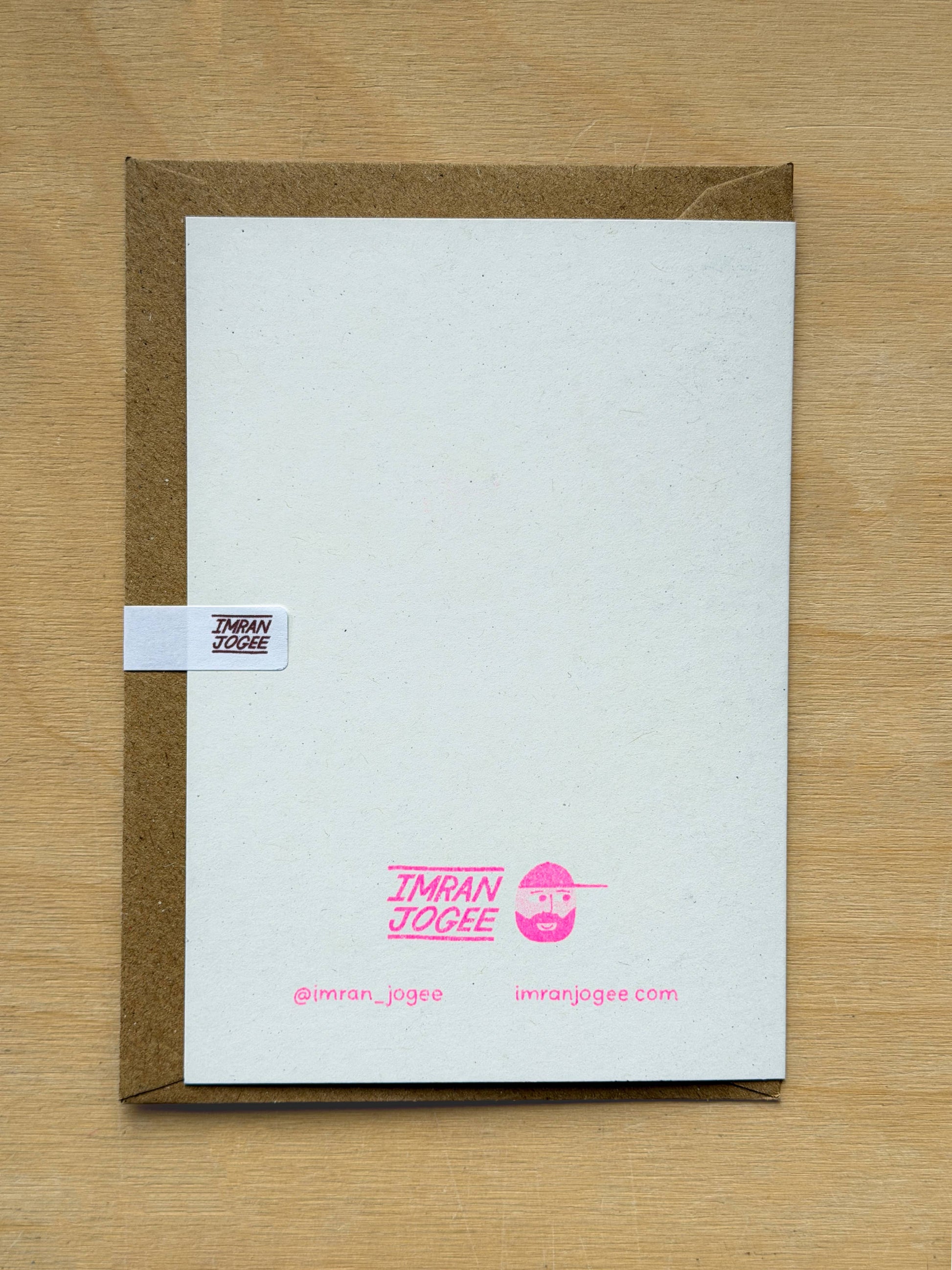 Let's Celebrate Risograph card