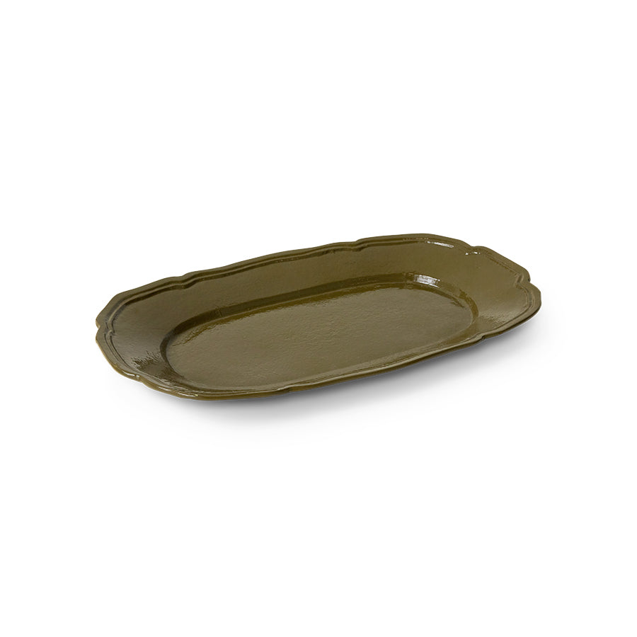 New Classics Serving Tray, Olive