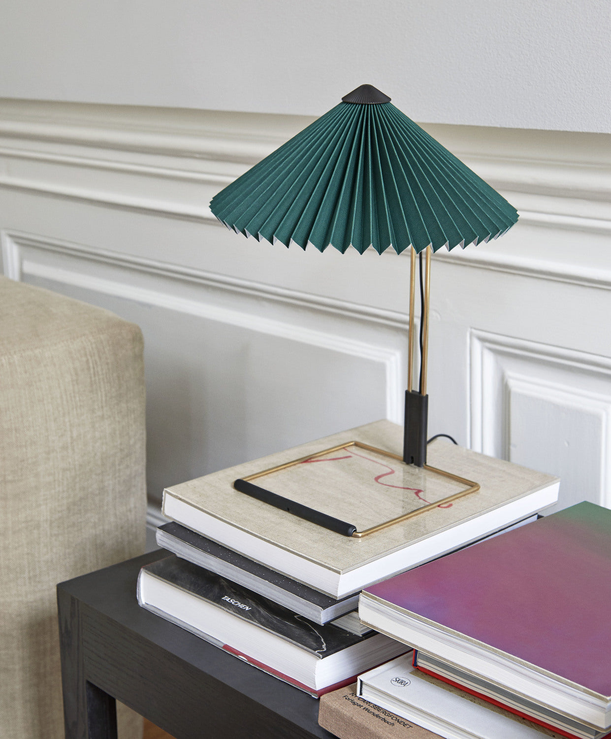 Matin Table Lamp 300 With Polished Brass Base