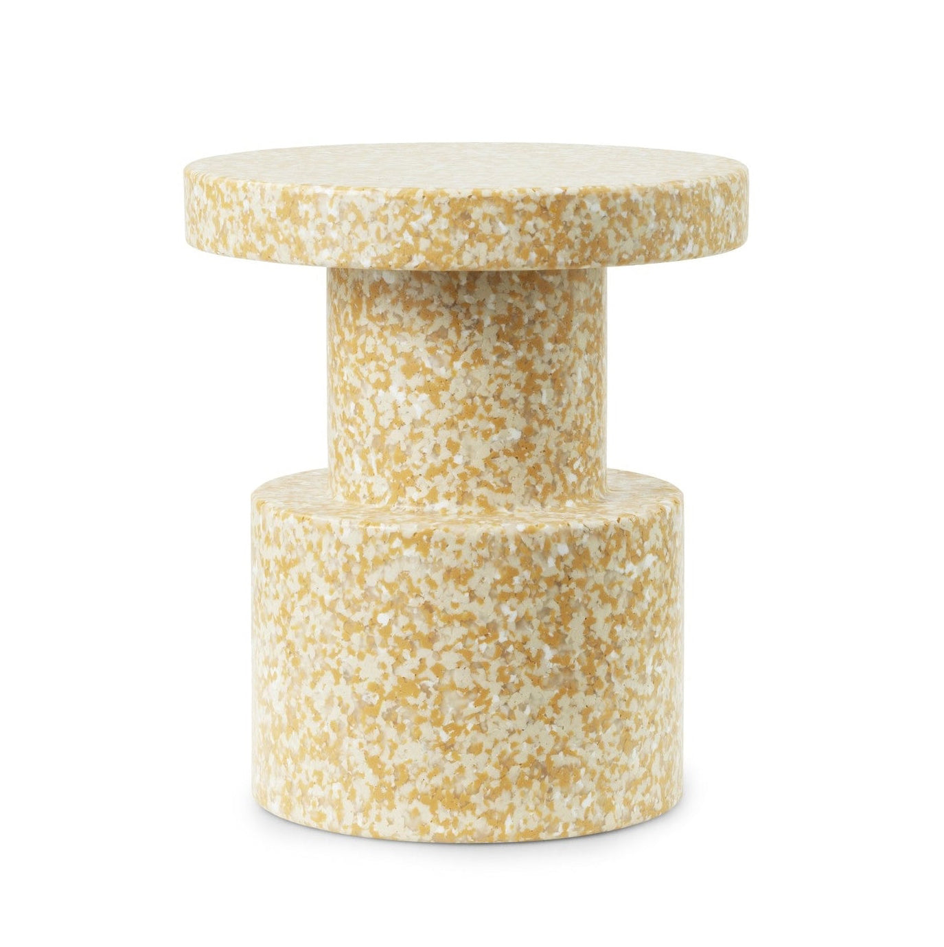 Normann Copenhagen BIT Stool in mustard colour, available from mooch-y in Cardiff