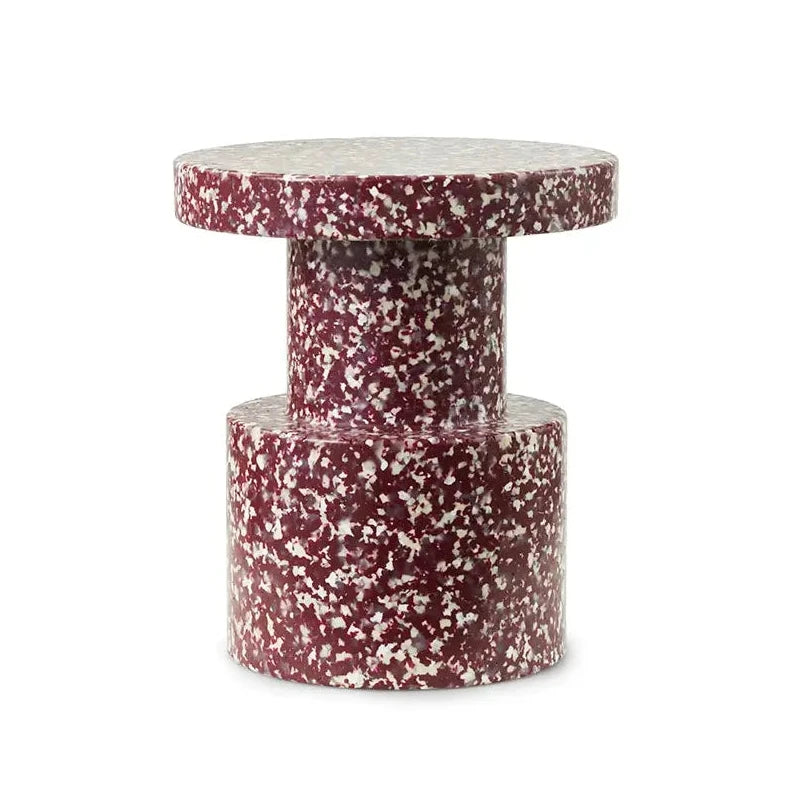 Normann Copenhagen BIT Stool in Burgundy colour, available from mooch-y in Cardiff