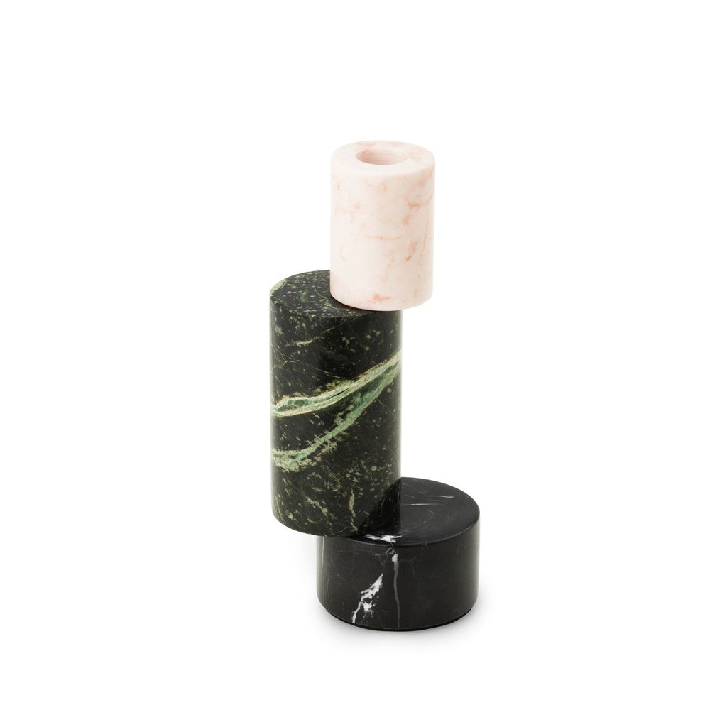 Blox Candle holder by Normann Copenhagen in green marble, available at mooch-y