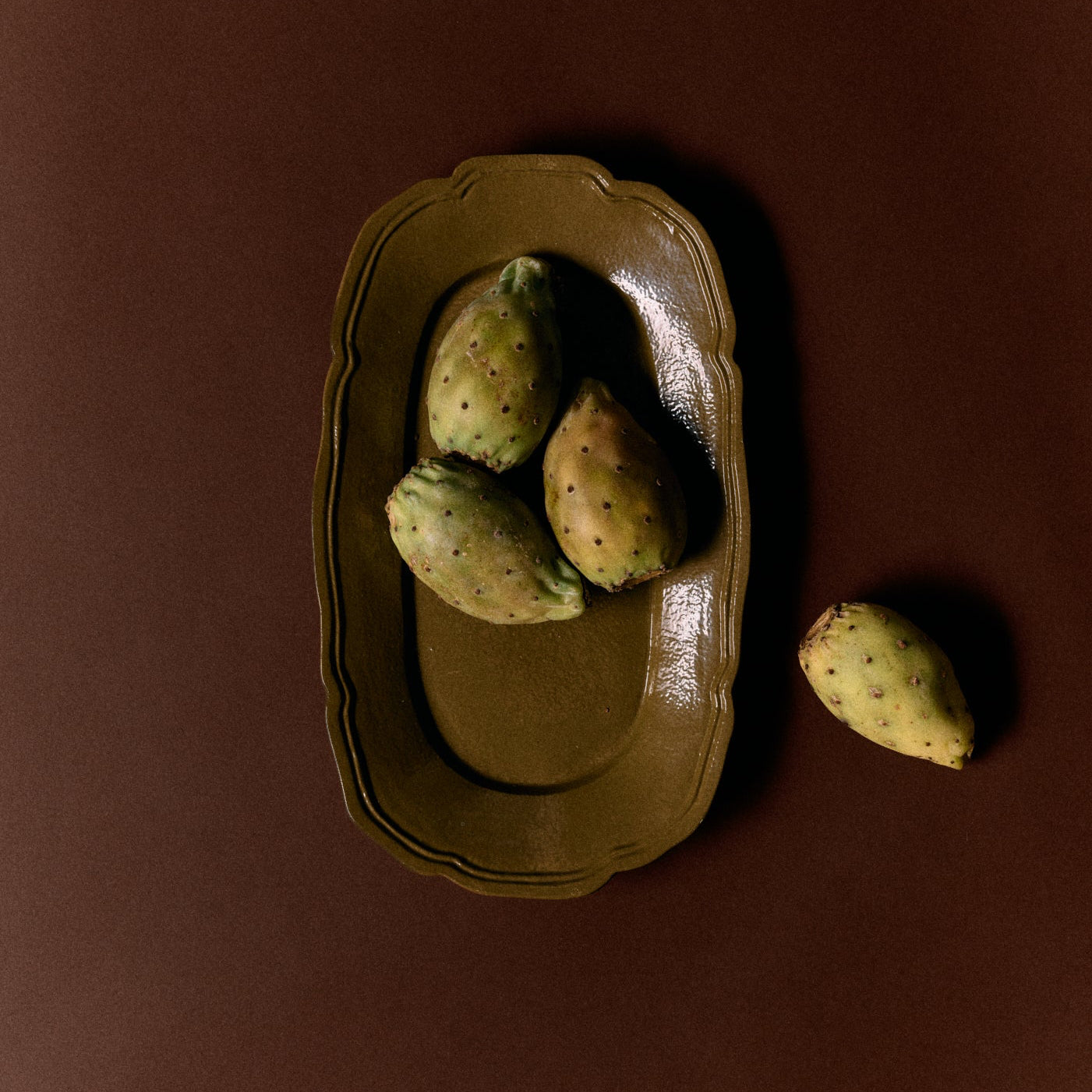 New Classics Serving Tray, Olive