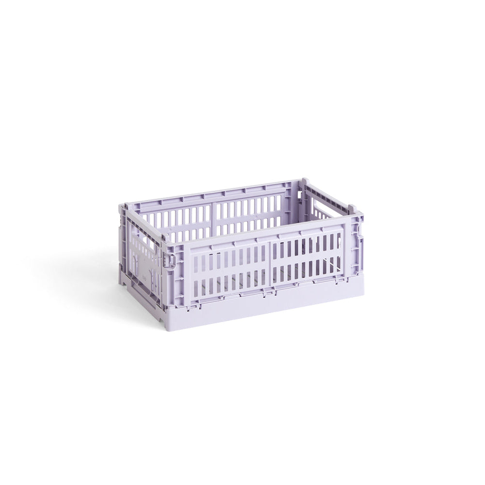Purple crate on a white background