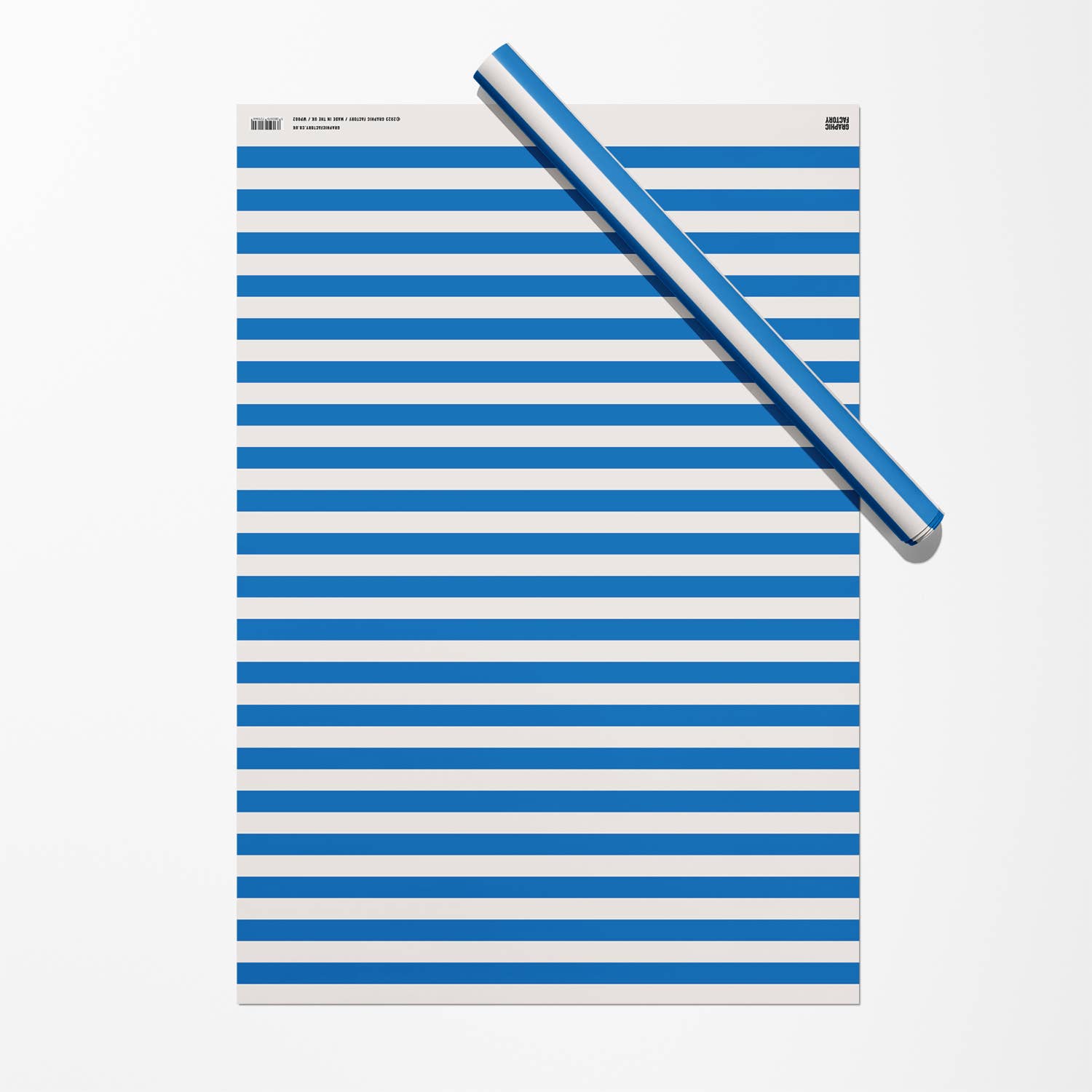 Blue stripe Gift Wrap | Wrapping Paper | Craft Paper