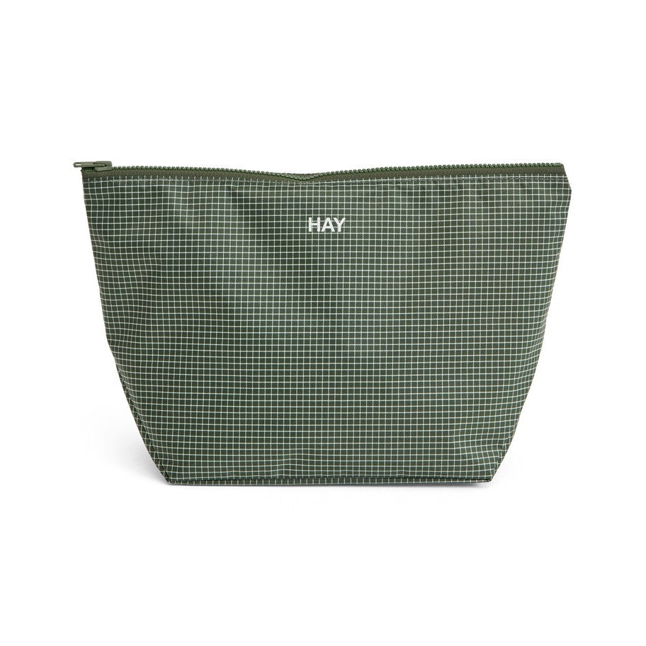 HAY Grid Pouch in Green