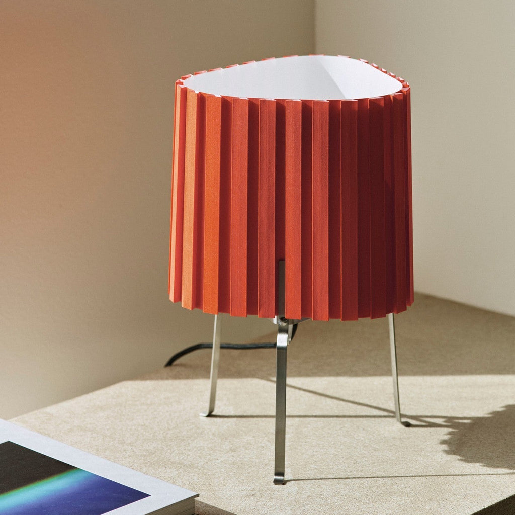 HAY Canelé Lamp in Tomato Red on white background, available at mooch-y
