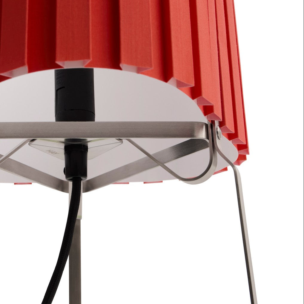 HAY Canelé Lamp in Tomato Red on white background, available at mooch-y