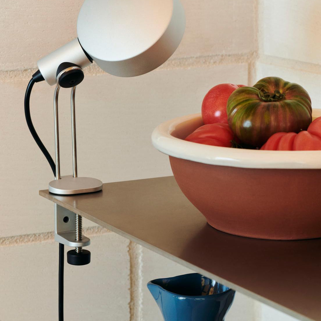 Barro Salad Bowl - Large Off White & Terracotta