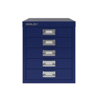 Blue Bisley drawer unit on a white background