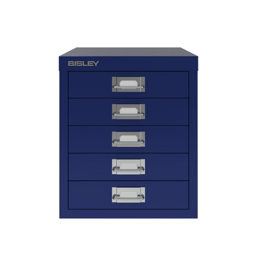 Blue Bisley drawer unit on a white background