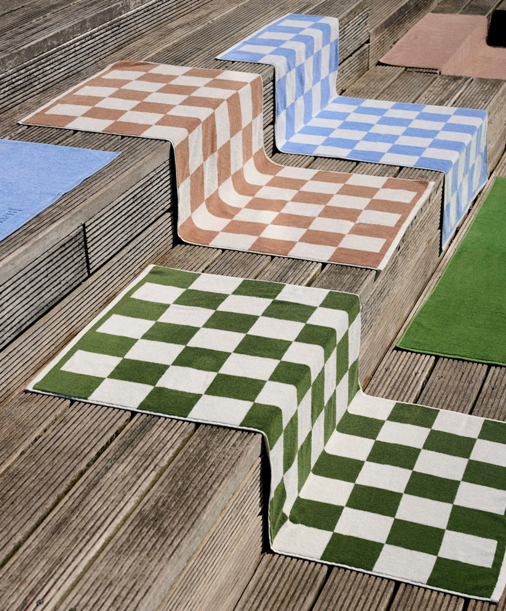 Check Bath Towel 136W x 70D(cm)