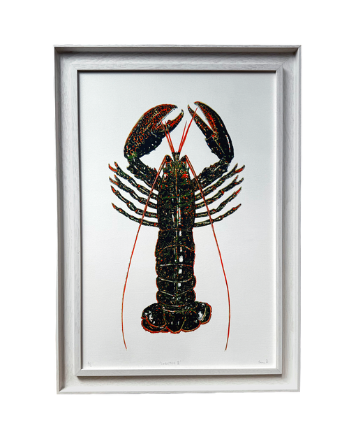 'Lobster' 13 Colour Screen Print by Jason Davies
