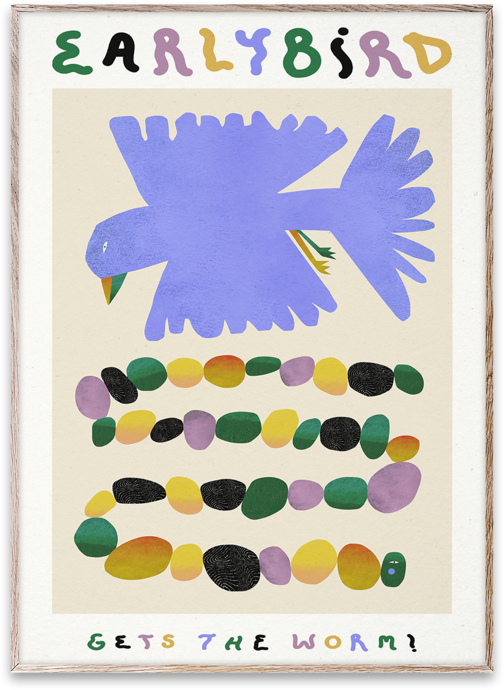 Early Bird Gets The Worm Print (No Frame)