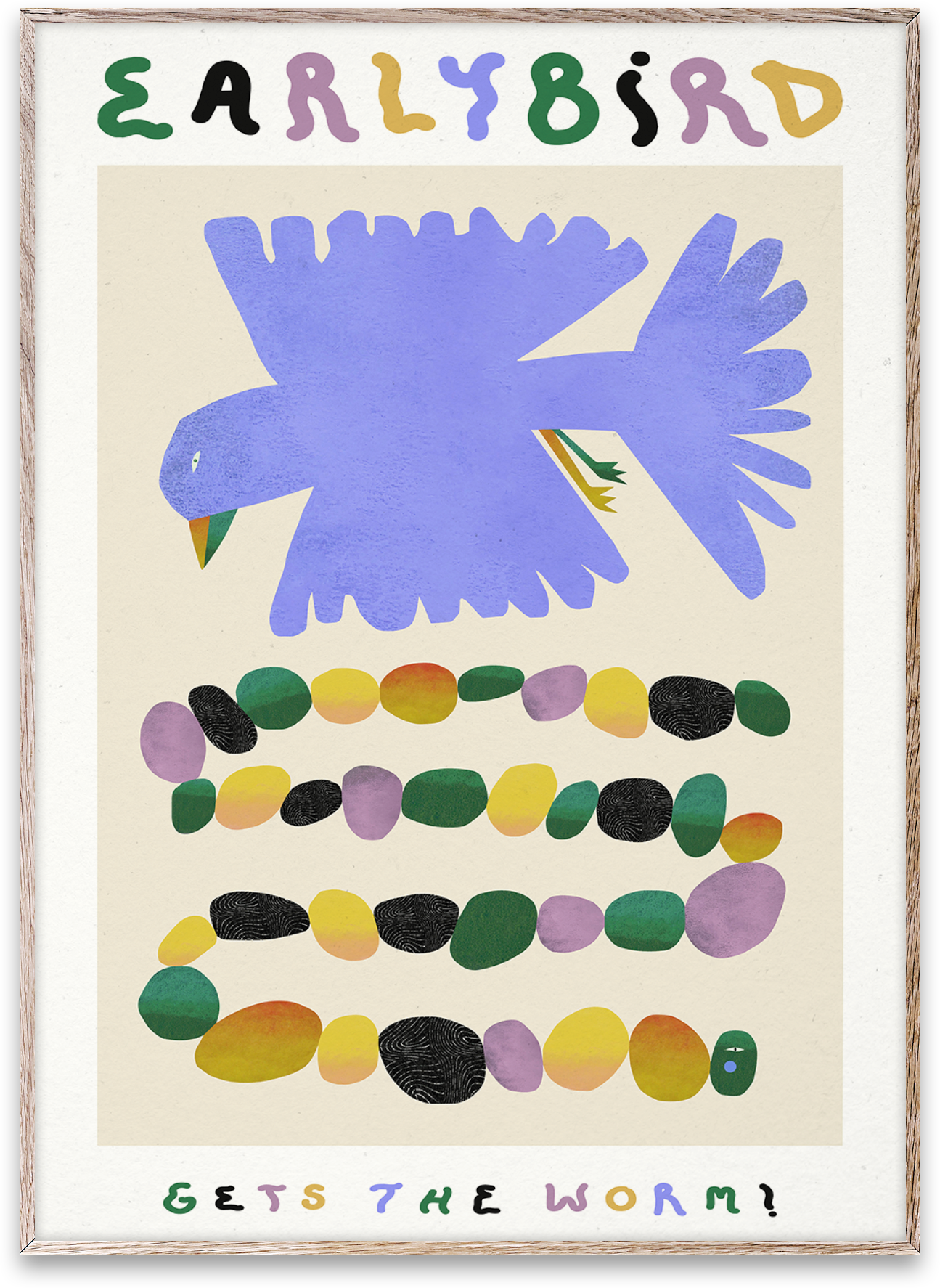 Early Bird Gets The Worm Print (No Frame)