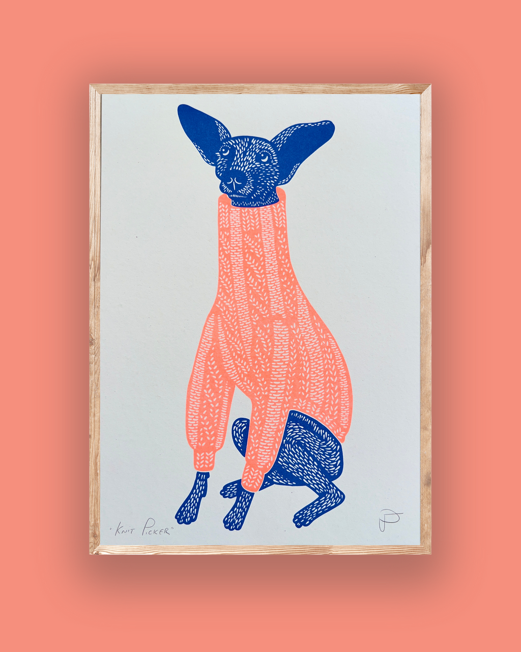 Knit Picker (unframed)