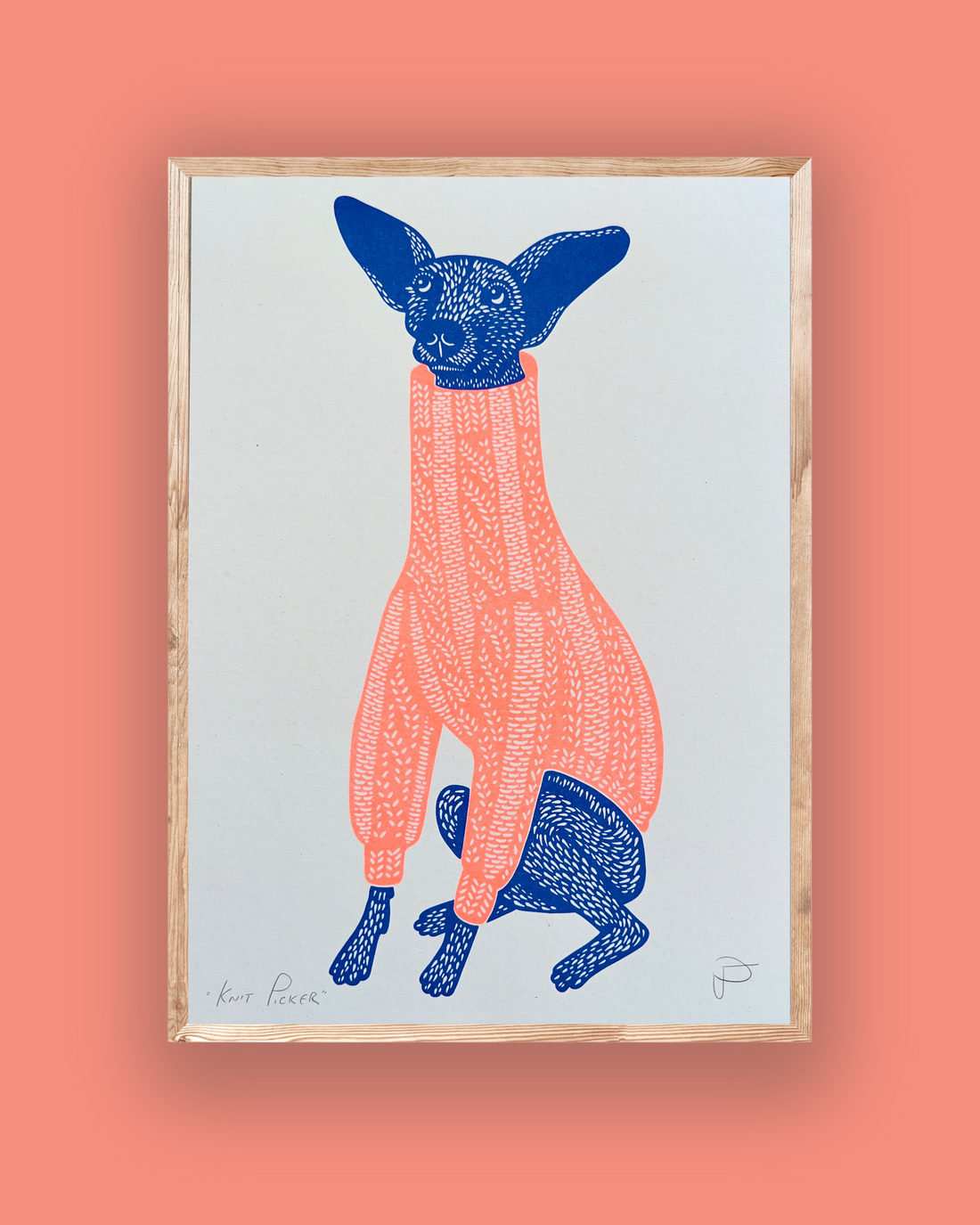 Knit Picker (unframed)