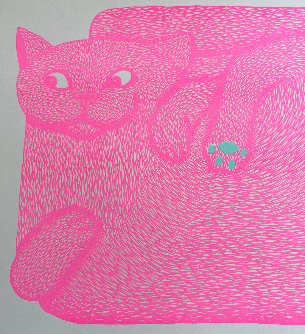 “I’m Just A Paw Boy From A Paw Family” Riso Print (unframed)