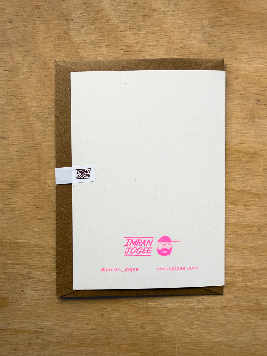 It's Your Birthday Throw Some Shapes Risograph card