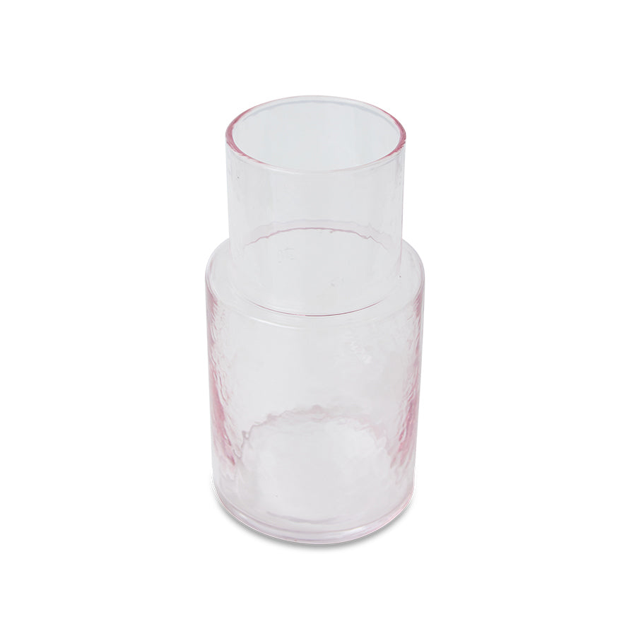 HKLIVING Tube Carafe, Blush, available at mooch-y design store, Cardiff