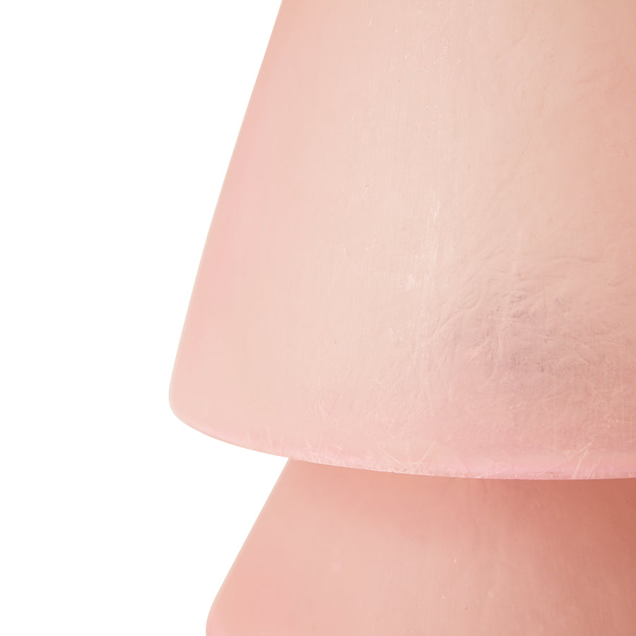 HKLIVING Glassfibre Table Lamp in Blush, available at mooch-y design store Cardiff