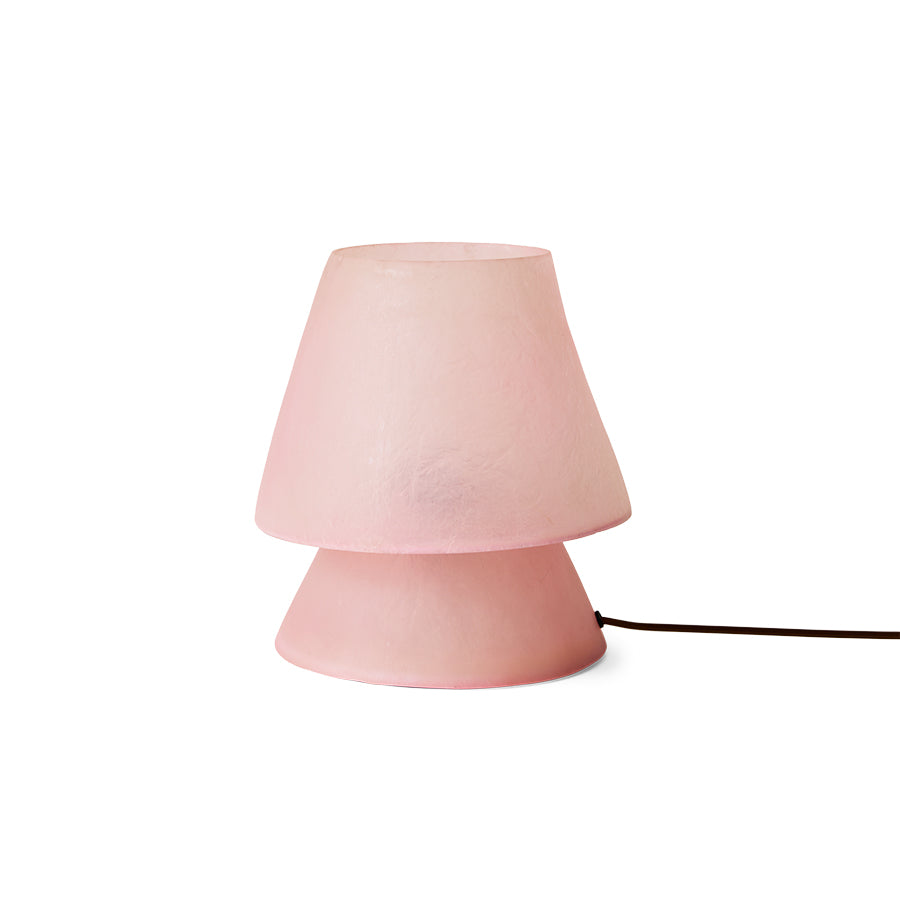 HKLIVING Glassfibre Table Lamp in Blush, available at mooch-y design store Cardiff